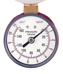 GA375 PRESSURE GAUGE INVERTED